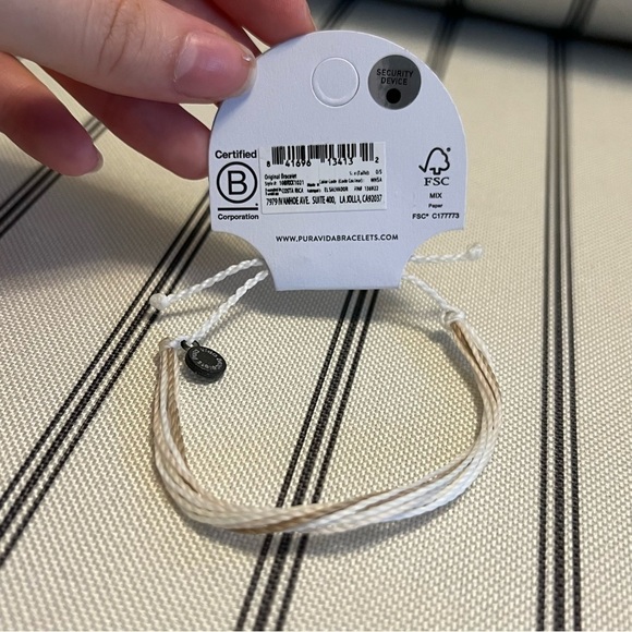 Pura Vida Beige String Bracelet - Picture 6 of 6